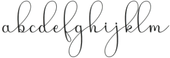 MyloveScript otf (400) Font LOWERCASE