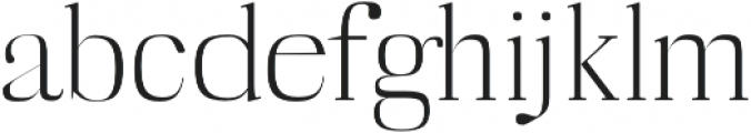 Myron Light otf (300) Font LOWERCASE