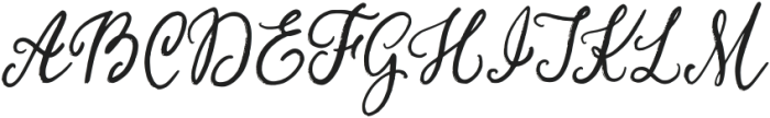 MyrtleAroma Regular otf (400) Font UPPERCASE