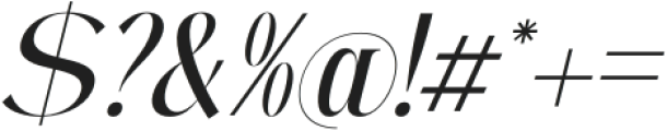 Mystequ Italic otf (400) Font OTHER CHARS