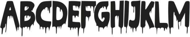 Mystery Blood ttf (400) Font UPPERCASE