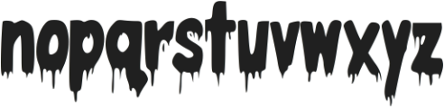 Mystery Blood ttf (400) Font LOWERCASE