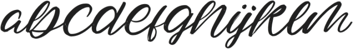 Mystic Rivers Italic otf (400) Font LOWERCASE