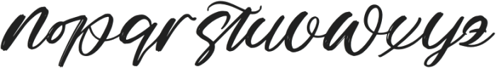 Mystic Rivers Italic otf (400) Font LOWERCASE