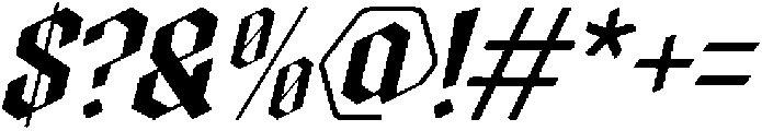 Mystic Venom Italic otf (400) Font OTHER CHARS
