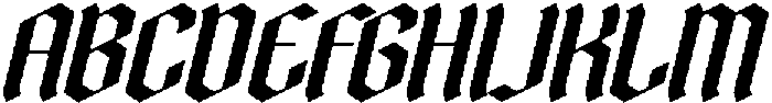 Mystic Venom Italic otf (400) Font UPPERCASE