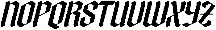 Mystic Venom Italic otf (400) Font UPPERCASE