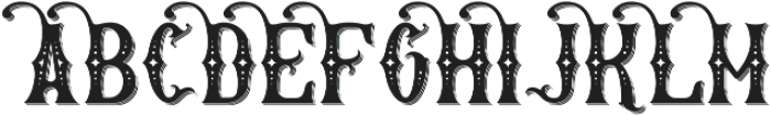 MysticLabel Shadow And Ornament otf (400) Font UPPERCASE