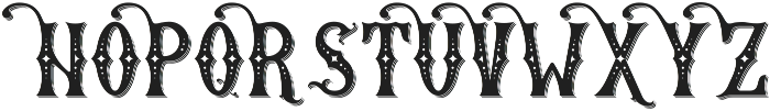 MysticLabel Shadow And Ornament otf (400) Font UPPERCASE