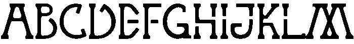 Mystiq Regular otf (400) Font UPPERCASE