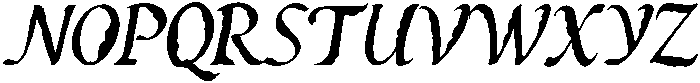 Mystry note Regular otf (400) Font UPPERCASE