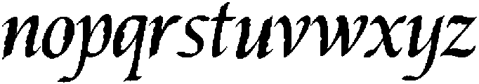 Mystry note Regular otf (400) Font LOWERCASE