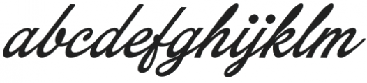 Myteri Script Bold Italic otf (700) Font LOWERCASE