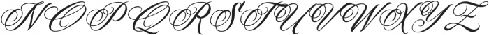 Myteri Script Italic otf (400) Font UPPERCASE