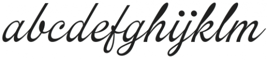 Myteri Script Regular otf (400) Font LOWERCASE