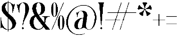 Mythical Romance otf (400) Font OTHER CHARS