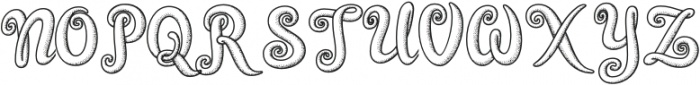 Mythical Typography Regular otf (400) Font UPPERCASE
