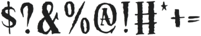 Mythring Regular otf (400) Font OTHER CHARS
