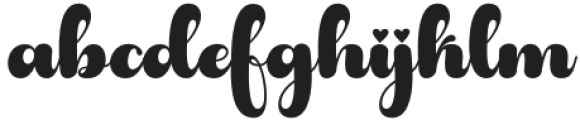 my Honey Belya Regular otf (400) Font LOWERCASE