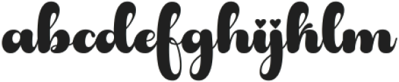 my Honey Belya Regular ttf (400) Font LOWERCASE