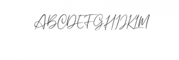 My Autumn.ttf Font UPPERCASE