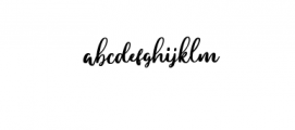 My Homely.ttf Font LOWERCASE