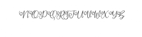 My Lovely.ttf Font UPPERCASE