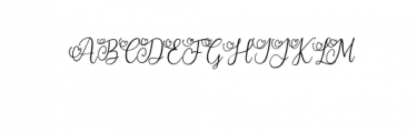 My Lovely.woff Font UPPERCASE