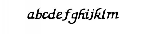 My name is Fredereik Font LOWERCASE