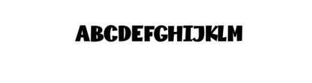 MythicalGarden-Fat.ttf Font UPPERCASE