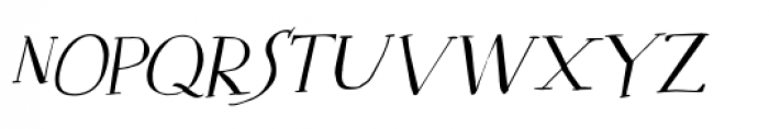 Mysterious Italic Font LOWERCASE