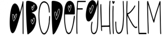 My Favorite Person - A Quirky Valentine's Day Font Font LOWERCASE