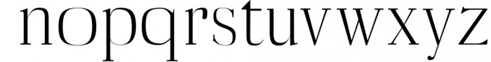 Myron Serif Typeface 1 Font LOWERCASE