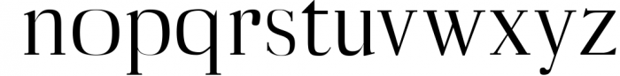 Myron Serif Typeface 2 Font LOWERCASE