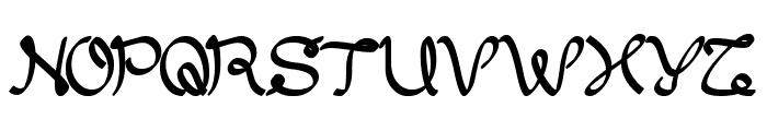 My Dear Font UPPERCASE