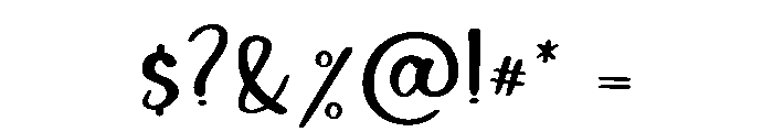 My Family Font OTHER CHARS