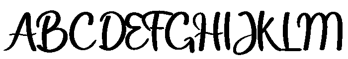 My Family Font UPPERCASE