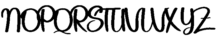 My Family Font UPPERCASE