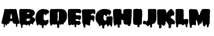 My Favourite Horror Font UPPERCASE