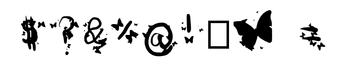 *My Flutterflies* Medium Font OTHER CHARS