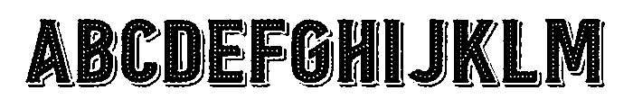 My Font2 Font UPPERCASE