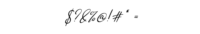 My Happy Italic Font OTHER CHARS