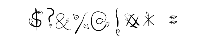 My Leaf Font OTHER CHARS