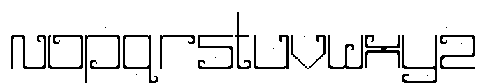 My Misha Regular Font LOWERCASE