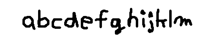 My Mousewriting Font LOWERCASE