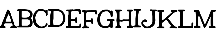 My Own Topher Font UPPERCASE