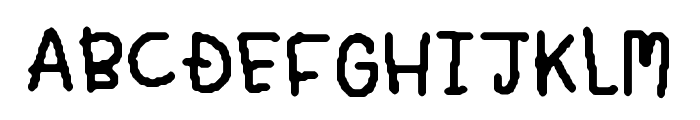 My Simplewriting Font UPPERCASE