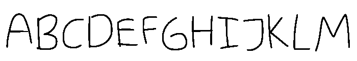 My Ugly Handwriting Regular1 FONT