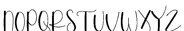 My Way Font UPPERCASE