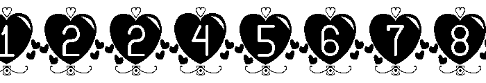 My true love St Font OTHER CHARS